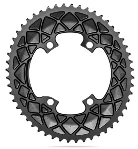 Zębatka rowerowa zewnętrzna absoluteBLACK Premium Oval ROAD 52T 110/4 BCD Shimano