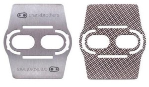 Podkładki pod bloki do pedałów Crank Brothers Shoe Shields srebrne