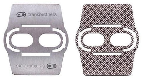 Podkładki pod bloki do pedałów Crank Brothers Shoe Shields srebrne