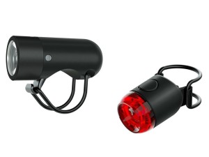 Zestaw lampek rowerowych Knog Plug Twinpack przód + tył czarny