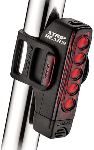 Lampka rowerowa tył Lezyne Strip Drive 150lm USB czarna