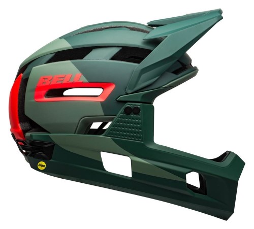 Kask rowerowy Bell Super Air R Mips Spherical green
