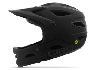 Kask rowerowy Giro Switchblade Mips matte blk gloss blk