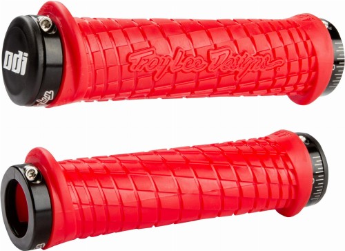 Chwyty rowerowe ODI MTB Troy Lee Designs Lock On czerwone