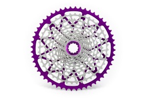 Kaseta rowerowa Garbaruk 12s Shimano MicroSpline 10-52T fioletowa