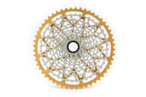 Kaseta rowerowa Garbaruk 12s Sram XD lub XDR 10-52T złota