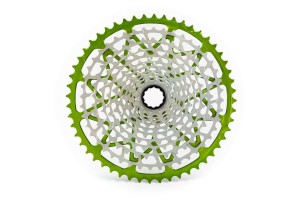 Kaseta rowerowa Garbaruk 12s Sram XD lub XDR 10-52T zielona