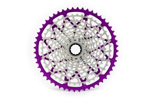 Kaseta rowerowa Garbaruk 12s Sram XD lub XDR 10-52T fioletowa