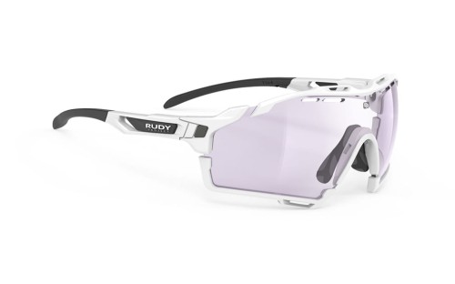 Okulary rowerowe Rudy Project Cutline White Gloss ImpactX 2 Photochromic Laserpurple