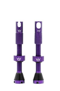 Komplet wentyli do kół bezdętkowych Peaty's X Chris King MK2 Tubeless violet 42mm