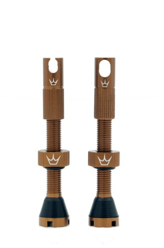 Komplet wentyli do kół bezdętkowych Peaty's X Chris King MK2 Tubeless bourbon 42mm