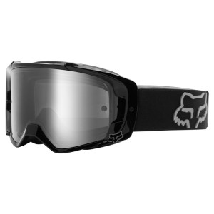 Gogle rowerowe FOX Vue X Stray black - szyba przeźroczysta, zrywki w zestawie 