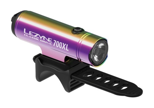 Lampka rowerowa przód Lezyne Classic Drive 700lm USB Neo Metallic