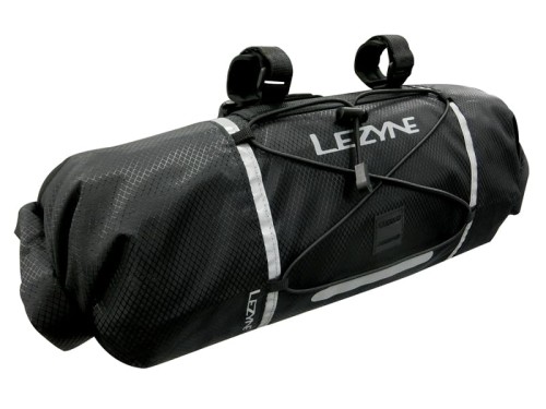 Torba rowerowa na kierownicę Lezyne Bar Caddy czarna wodoodporna