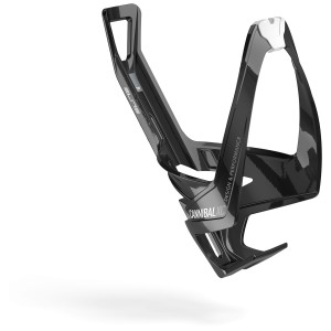 Koszyk rowerowy na bidon Elite Cannibal XC Black Glossy White