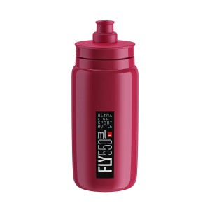 Bidon rowerowy Elite FLY amaranth czarny 550 ml