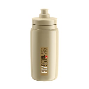 Bidon rowerowy Elite FLY Beige Brown 550 ml