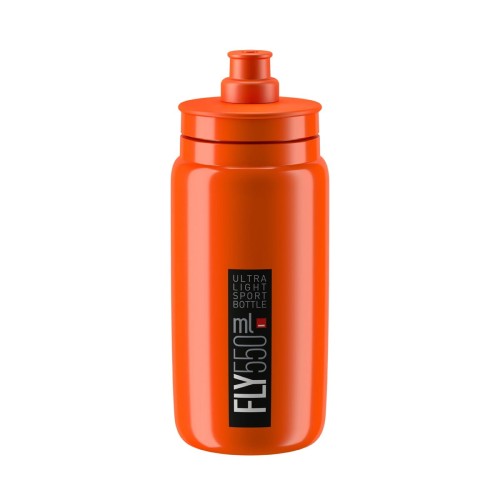 Bidon rowerowy Elite FLY Orange Black 550 ml
