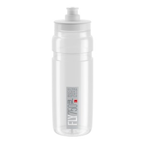 Bidon rowerowy Elite FLY Clear szary 750 ml