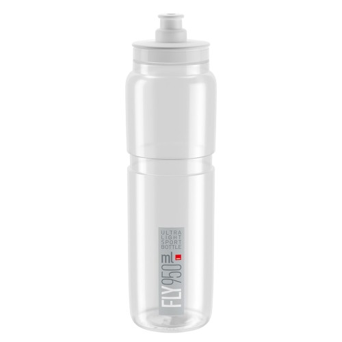 Bidon rowerowy Elite FLY Clear szary 950 ml