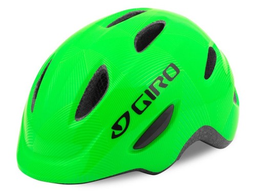 Kask rowerowy dziecięcy Giro Scamp matte green lime