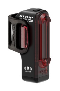 Lampka rowerowa tył Lezyne Strip Pro Alert Drive 300lm USB czarna
