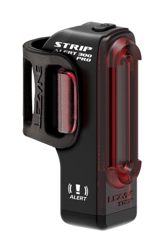 Lampka rowerowa tył Lezyne Strip Pro Alert Drive 300lm USB czarna