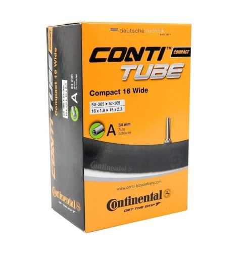 Dętka rowerowa Continental Compact 16 Wide Auto 34mm