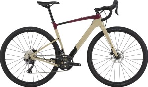 Rower Cannondale Topstone Carbon 3 Quicksand & Black Cherry and Smoke Black 
