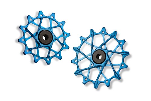 Kółka przerzutki Garbaruk Sram 12T+16T 11/12s niebieskie