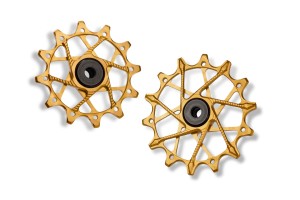 Kółka przerzutki Garbaruk Sram 12T+16T 11/12s złote