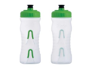 Bidon rowerowy Fabric clear/green cap 600ml