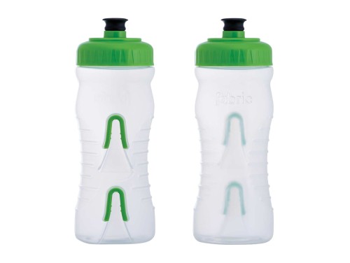 Bidon rowerowy Fabric clear/green cap 600ml