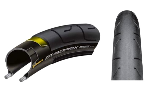 Opona rowerowa Continental Grand Prix 28" 700x25C czarna zwijana