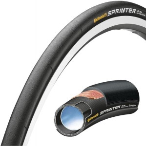 Szytka Continental Sprinter 700x25 czarna 295g