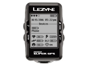 Licznik rowerowy Lezyne Super GPS HR Loaded